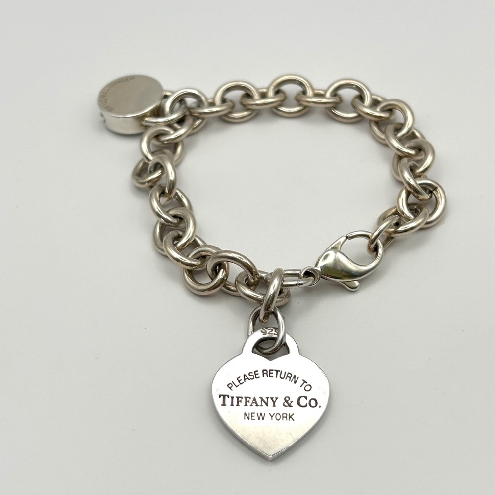 Tiffany & Co. Silver Heart Tag Bracelet